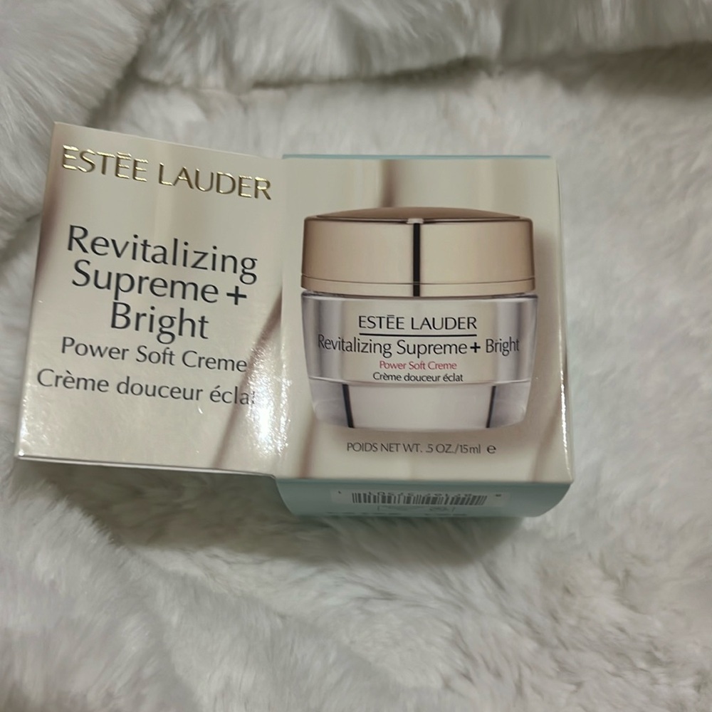 Estée Lauder revitalizing supreme +bright power soft cream0.5oz/15ml new in box